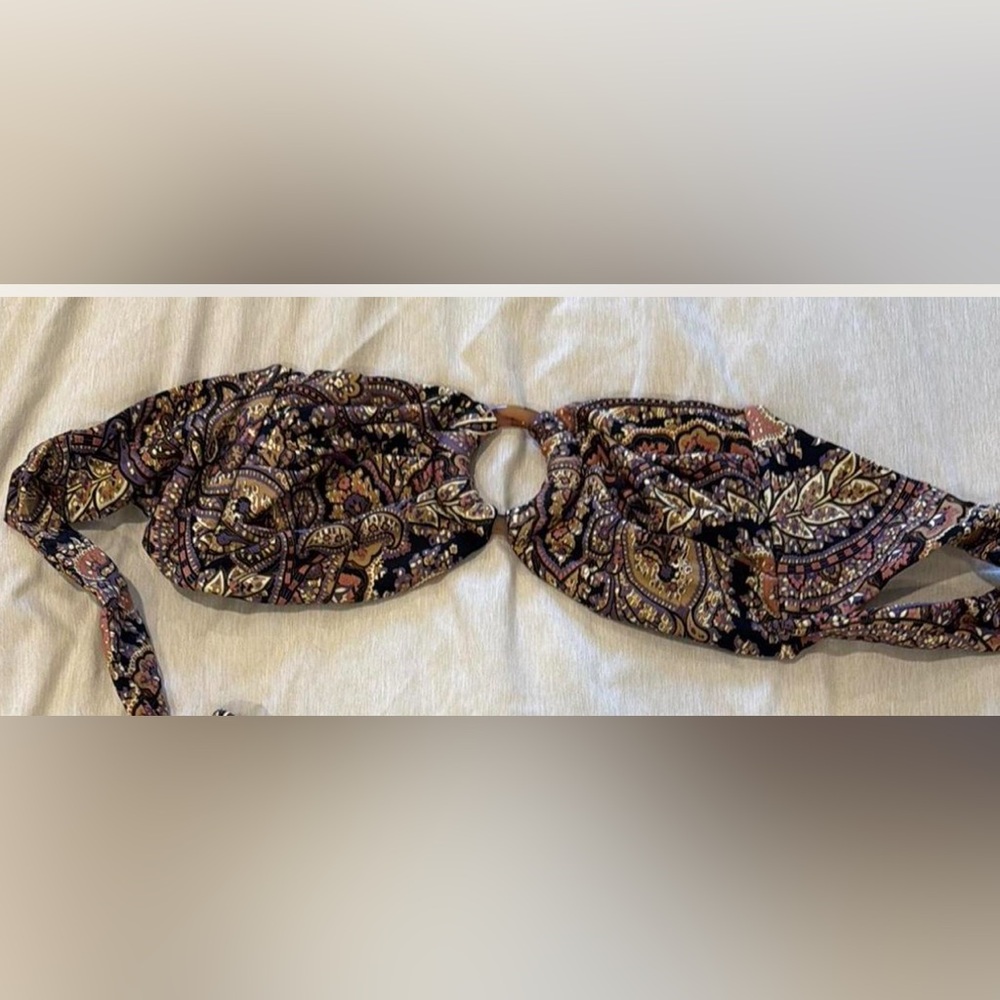 Paisley Print Halter Top